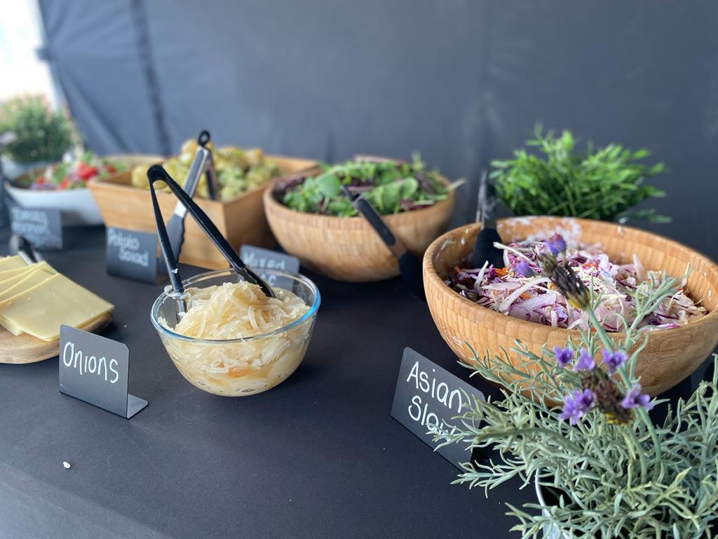 Why Corporate BBQ Catering Creates Better Summer Events (1) Seasonal salads for Corporate BBQ Catering.
